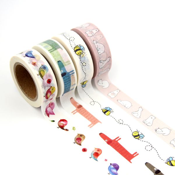 new 1x 10m floral, cute animal, fruit washi tape adhesive masking diy scrapbooking school supply tape 2016
new 1x 10m floral, cute animal, fruit washi tape adhesive masking diy scrapbooking school supply tape 2016