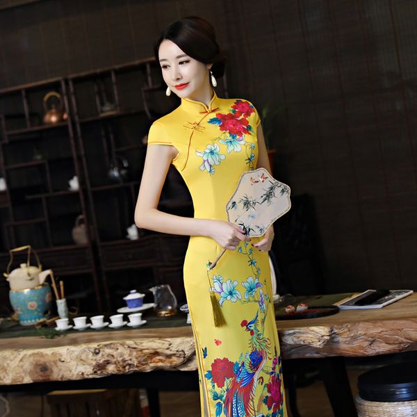 chinese women vintage long slim silk satin cheongsam qipao summer elegant slim dress flowers size l xl xxl xxxl, Red
chinese women vintage long slim silk satin cheongsam qipao summer elegant slim dress flowers size l xl xxl xxxl, Red