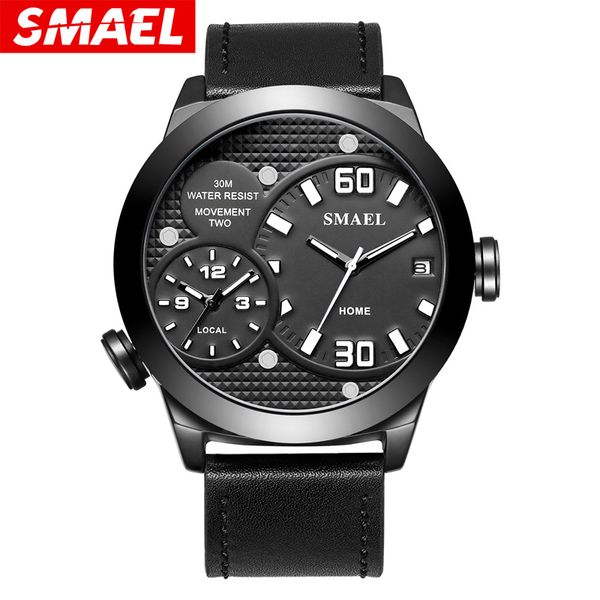smael men's watches top 2018 reloj hombre men sports watches relojes para mujer waterproof wristwatch with gift box, Slivery;brown
smael men's watches top 2018 reloj hombre men sports watches relojes para mujer waterproof wristwatch with gift box, Slivery;brown