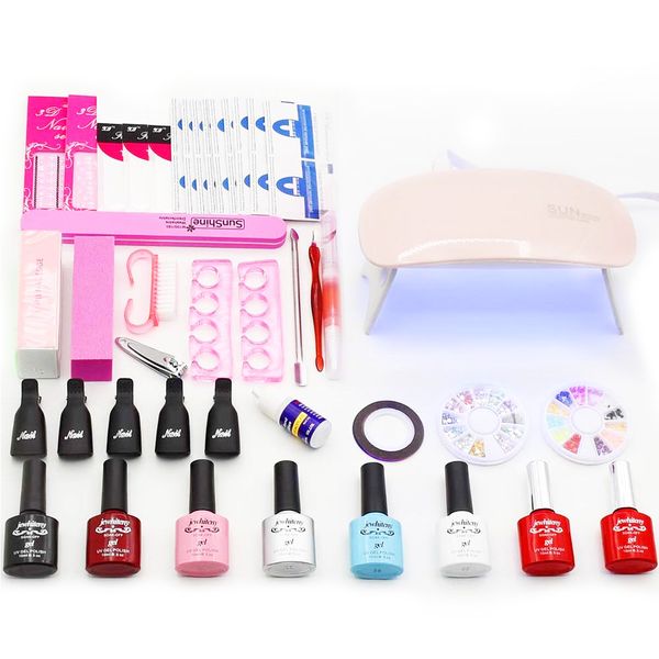 nail kit 6w uv led lamp dryer 6 colors uv gel nail polish manicure kit gel set art set manicure tools
nail kit 6w uv led lamp dryer 6 colors uv gel nail polish manicure kit gel set art set manicure tools