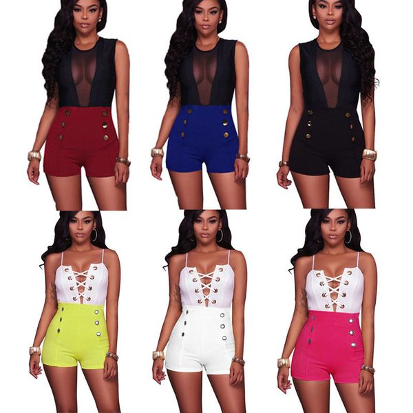 fashion women vintage high waist summer casual shorts short trousers ladies womens solid brief daily clothing, White;black
fashion women vintage high waist summer casual shorts short trousers ladies womens solid brief daily clothing, White;black