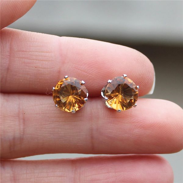 8mm imitation zircon stud earrings color circle round statement earring for girls gift for woman jewelry, Golden;silver
8mm imitation zircon stud earrings color circle round statement earring for girls gift for woman jewelry, Golden;silver
