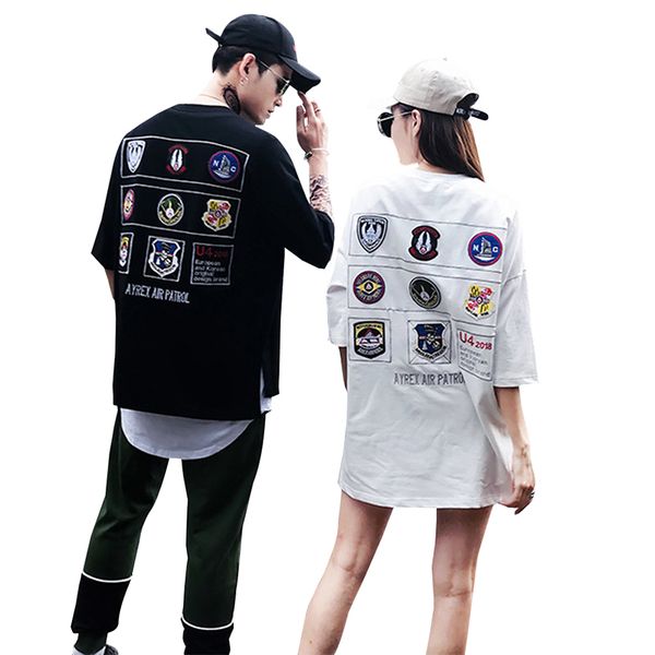 2018 ayrex air letter print men t shirts hip hop korean style clothing short sleeves t-shirt, White;black
2018 ayrex air letter print men t shirts hip hop korean style clothing short sleeves t-shirt, White;black