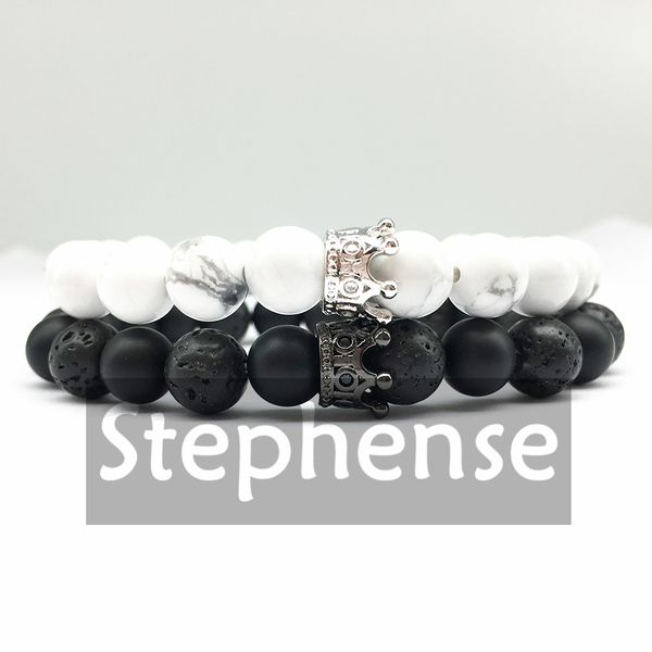 cz0016 2018 designer sweetheart couple bracelet queen crown charm bracelet natural howlite black onyx bracelet ing
cz0016 2018 designer sweetheart couple bracelet queen crown charm bracelet natural howlite black onyx bracelet ing