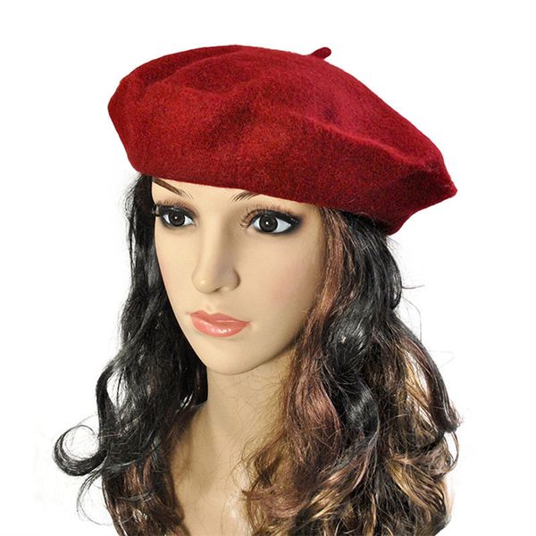 2018 winter women solid wool beret hat french artist warm beanie hat female cotton blend winter ski cap boinas de mujer, Blue;gray
2018 winter women solid wool beret hat french artist warm beanie hat female cotton blend winter ski cap boinas de mujer, Blue;gray