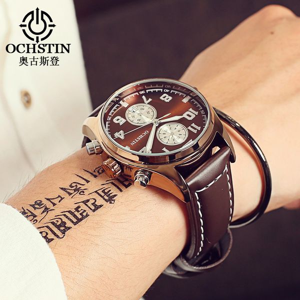 ochstin luxury fashion brand watch men waterproof leather male quartz watch man relogio masculino esportivo hodinky clock 2018, Slivery;brown
ochstin luxury fashion brand watch men waterproof leather male quartz watch man relogio masculino esportivo hodinky clock 2018, Slivery;brown