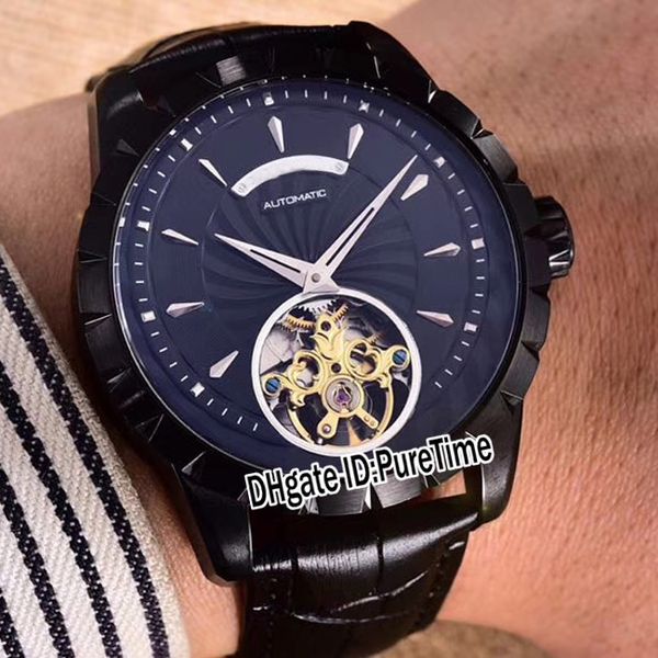 new excalibur 44 pvd steel all black dial big tourbillon automatic mens watch sports watches black leather 10 styles rd40b2, Slivery;brown
new excalibur 44 pvd steel all black dial big tourbillon automatic mens watch sports watches black leather 10 styles rd40b2, Slivery;brown