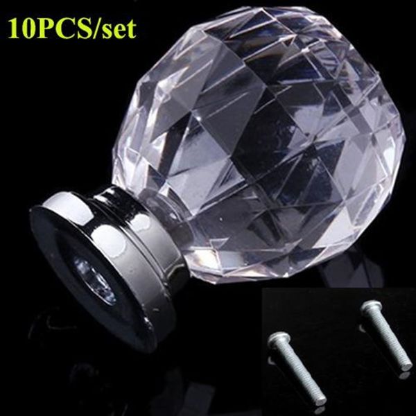 new 10pcs/set diam 30mm round crystal glass ball design acrylic handle knobs
new 10pcs/set diam 30mm round crystal glass ball design acrylic handle knobs