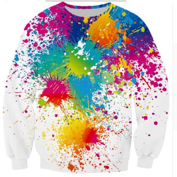 новая мода радуга paint splatter 3d печати потливость мода одежда женщины мужчины толстовка повседневный пуловеры k06, Black
новая мода радуга paint splatter 3d печати потливость мода одежда женщины мужчины толстовка повседневный пуловеры k06, Black