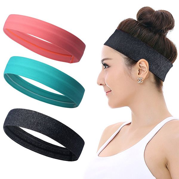 workout sweatband sport headband non slip moisture wicking for women men, Silver
workout sweatband sport headband non slip moisture wicking for women men, Silver