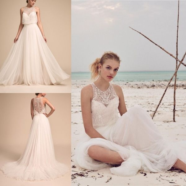 летние пляжные свадебные платья bhldn a line бисероплетение свадебные платья illusion vestido de novia на заказ, White
летние пляжные свадебные платья bhldn a line бисероплетение свадебные платья illusion vestido de novia на заказ, White
