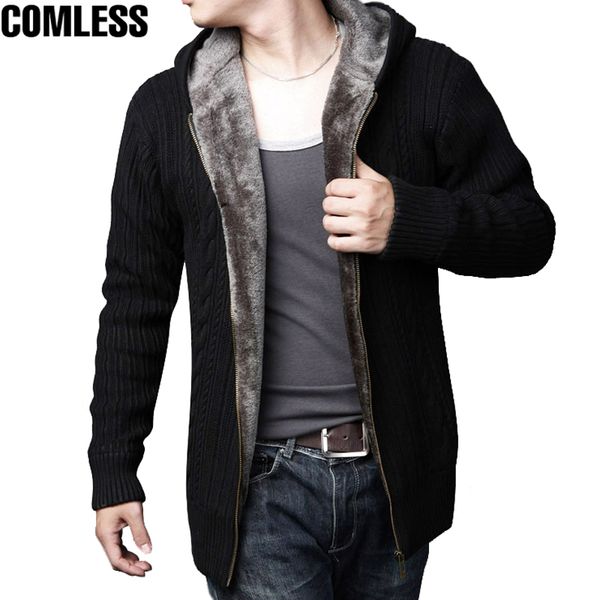 cardigan masculino 2017 new winter thicken warm sweater men wool sweaters high-quality men's hooded slim style casual coats xxxl, White;black
cardigan masculino 2017 new winter thicken warm sweater men wool sweaters high-quality men's hooded slim style casual coats xxxl, White;black