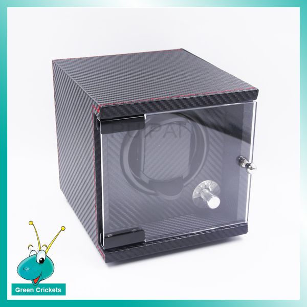 1+0 watch box automatic watch winder,carbon fiber leather acrylic cover 5 modes wooden automatic winder, Black
1+0 watch box automatic watch winder,carbon fiber leather acrylic cover 5 modes wooden automatic winder, Black