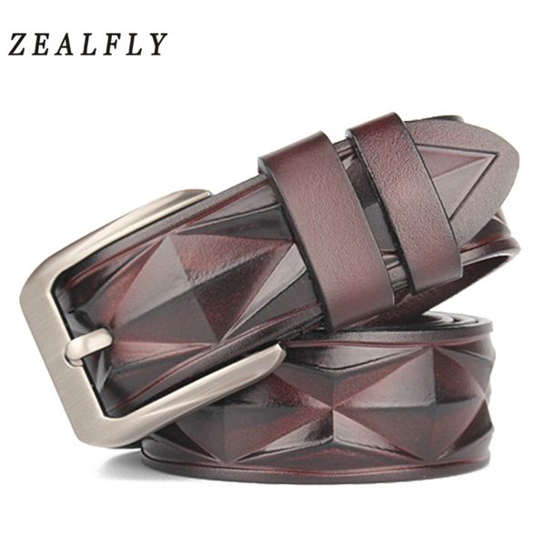 new men's belt man genuine leather belts emboss pin buckle strap male vintage mens belt for jeans cowboy waistband, Black;brown
new men's belt man genuine leather belts emboss pin buckle strap male vintage mens belt for jeans cowboy waistband, Black;brown