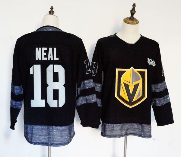1917-2017 100th Anniversary Jerseys Vegas Golden Knights 18 James Neal Black 100% Stitched
1917-2017 100th Anniversary Jerseys Vegas Golden Knights 18 James Neal Black 100% Stitched