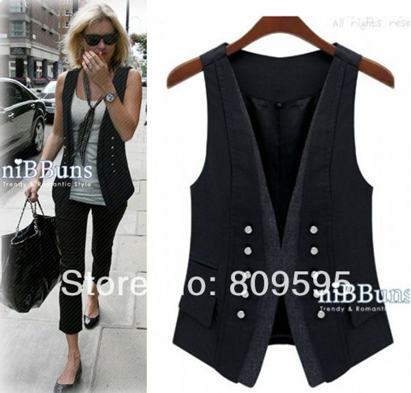 spring fashion handsome lady vest , plus size women suit vest , size s-xxxl, Black;white
spring fashion handsome lady vest , plus size women suit vest , size s-xxxl, Black;white