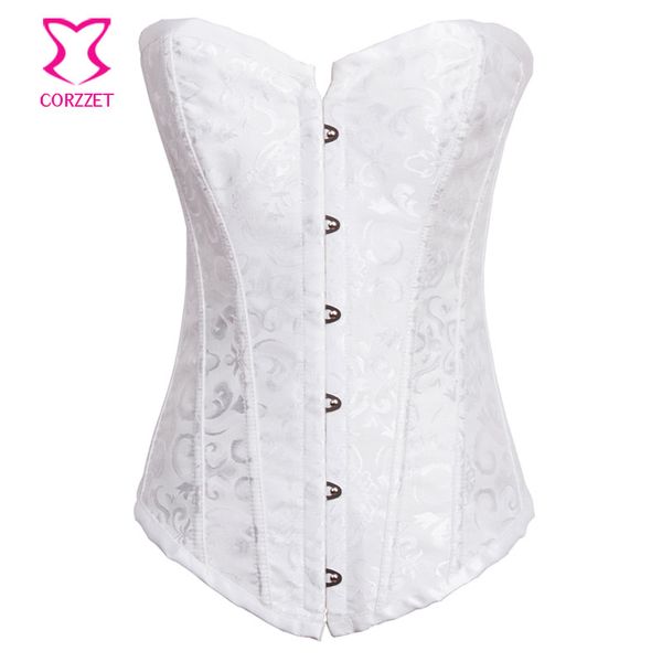 gothic wedding corsets and bustiers bridal white corset sexi lingerie women espartilhos e corpetes corselet plus size s-2xl, Black;white
gothic wedding corsets and bustiers bridal white corset sexi lingerie women espartilhos e corpetes corselet plus size s-2xl, Black;white