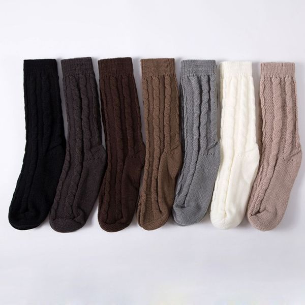 new fashion 1 pair women girls knitting warm cable knit over knee long boot thigh-high winter soft socks, Black;white
new fashion 1 pair women girls knitting warm cable knit over knee long boot thigh-high winter soft socks, Black;white