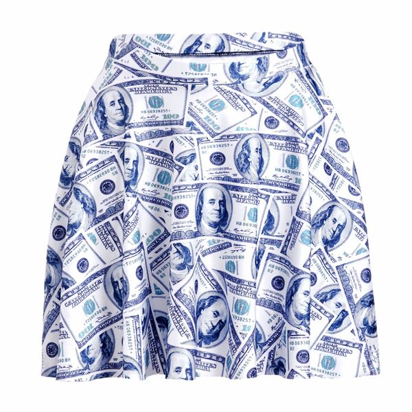 summer fashion women 3d other dollar pattern printed mini skirt mid waist ladies pleated skirt cute female, Black
summer fashion women 3d other dollar pattern printed mini skirt mid waist ladies pleated skirt cute female, Black