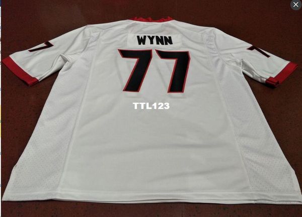 men #77 isaiah wynn georgia bulldogs size s-4xl red black white college jersey or custom any name or number jersey, Black;red
men #77 isaiah wynn georgia bulldogs size s-4xl red black white college jersey or custom any name or number jersey, Black;red