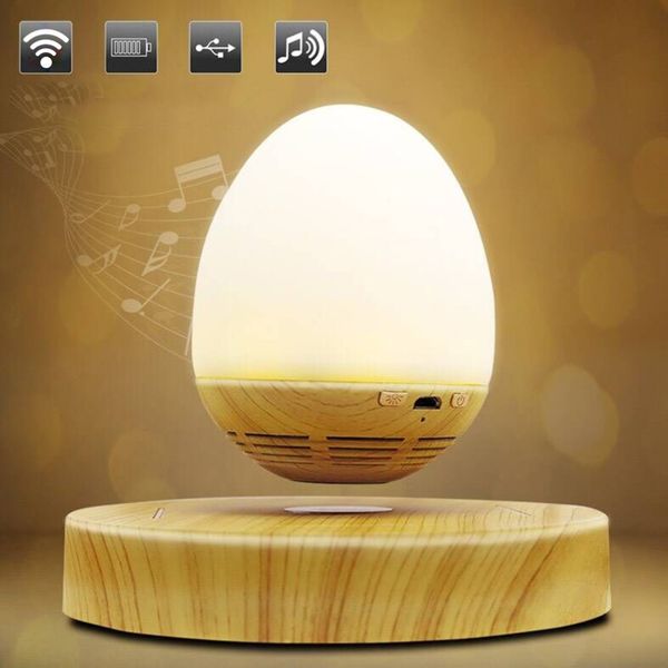 multi-functional egg shape usb charging led night light innovative magnetic levitation wireless bluetooth speaker
multi-functional egg shape usb charging led night light innovative magnetic levitation wireless bluetooth speaker