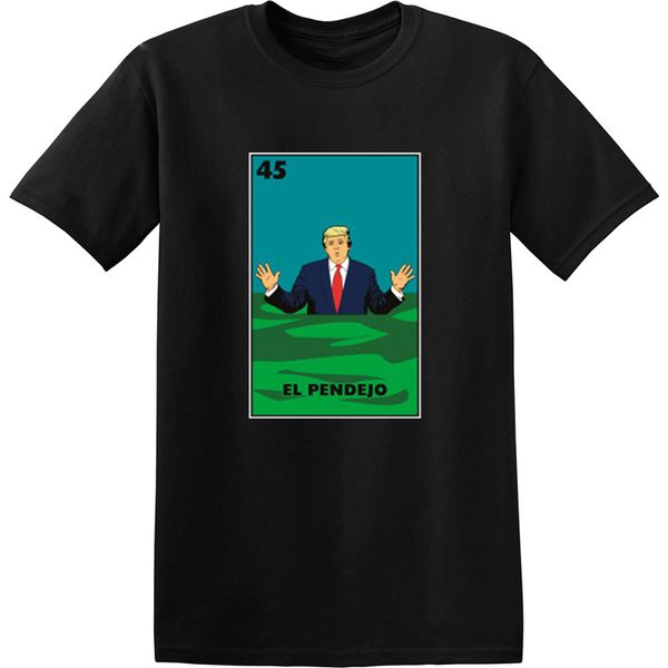 men t shirt 2018 summer 100% cotton el pendejo no 45 adult's t-shirt mexico chicano loteria card tee for men, White;black
men t shirt 2018 summer 100% cotton el pendejo no 45 adult's t-shirt mexico chicano loteria card tee for men, White;black