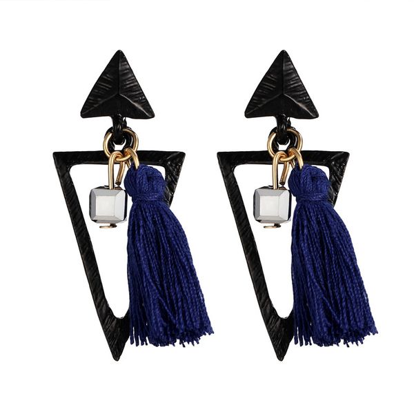 xinyao 2017 new fashion geometric triangle earrings dangles bohemian long silk tassel earrings drop for women pendientes borla, Silver
xinyao 2017 new fashion geometric triangle earrings dangles bohemian long silk tassel earrings drop for women pendientes borla, Silver