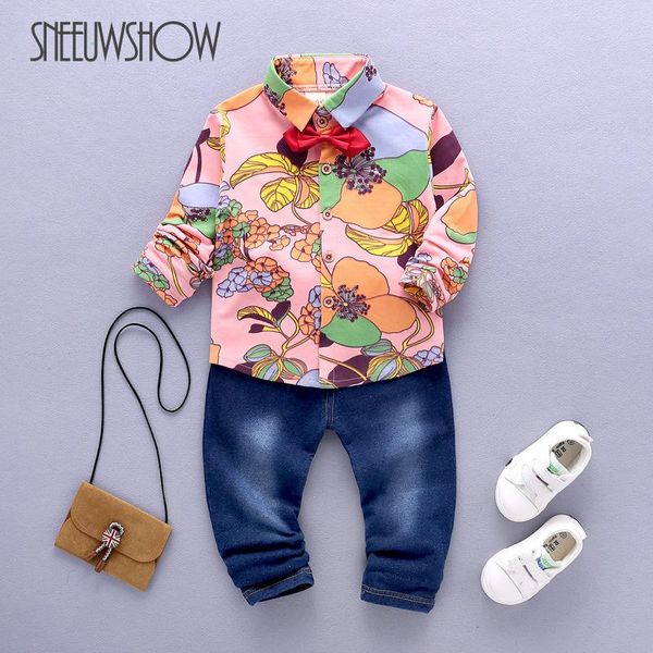 2018 kids boy clothes autumn winter children's clothing baby cotton shirt + jeans 2 piece set streetwear 1-2-3 4 years, White
2018 kids boy clothes autumn winter children's clothing baby cotton shirt + jeans 2 piece set streetwear 1-2-3 4 years, White