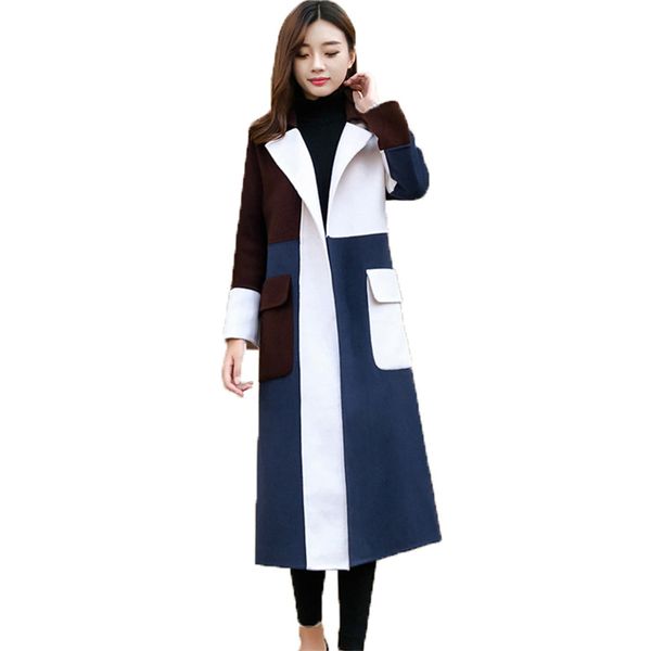 winter woolen coat women 2018 autumn new jackets over knee overcoat fashion medium long elegant outerwear female woolen coats, Black
winter woolen coat women 2018 autumn new jackets over knee overcoat fashion medium long elegant outerwear female woolen coats, Black