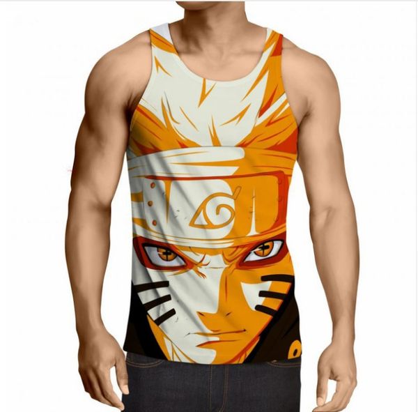 harajuku anime naruto 3d vest men women tank funny uzumaki naruto print summer vest, White;black
harajuku anime naruto 3d vest men women tank funny uzumaki naruto print summer vest, White;black