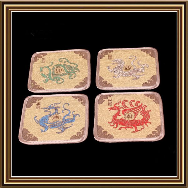 thicken unicorn christmas 4 cup coasters set party favors chinese silk brocade square tea coffee coaster monster pad table mat 10set/lot
thicken unicorn christmas 4 cup coasters set party favors chinese silk brocade square tea coffee coaster monster pad table mat 10set/lot