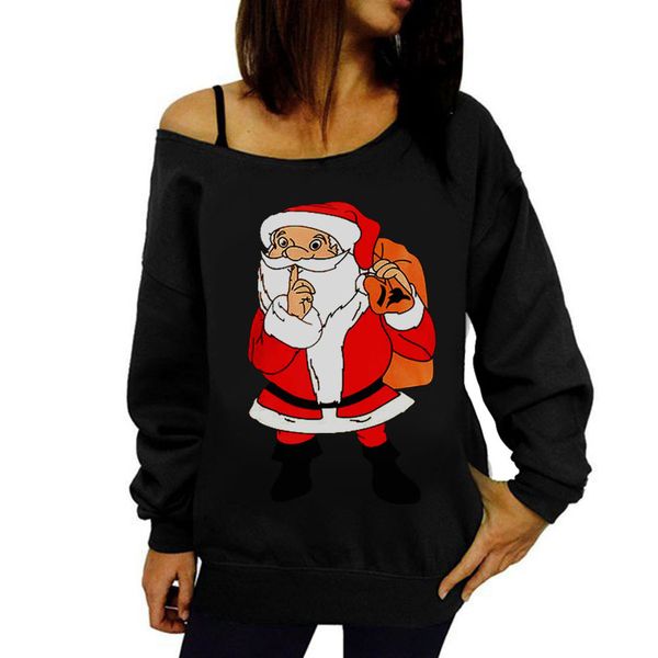 sweatshirt women christmas print long sleeve sweatshirt pullover blouse shirt ragazza maglione#a1, Black
sweatshirt women christmas print long sleeve sweatshirt pullover blouse shirt ragazza maglione#a1, Black