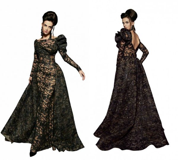 mnm couture mermaid prom dresses with detachable train black lace applique sweep train beaded formal dress party long sleeve evening gowns
mnm couture mermaid prom dresses with detachable train black lace applique sweep train beaded formal dress party long sleeve evening gowns