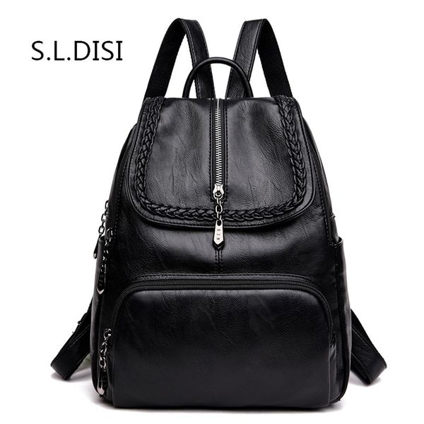 s.l.disi women backpack vintage bags for teenager girls weaving zipper backpack pu leather waterproof bag female
s.l.disi women backpack vintage bags for teenager girls weaving zipper backpack pu leather waterproof bag female