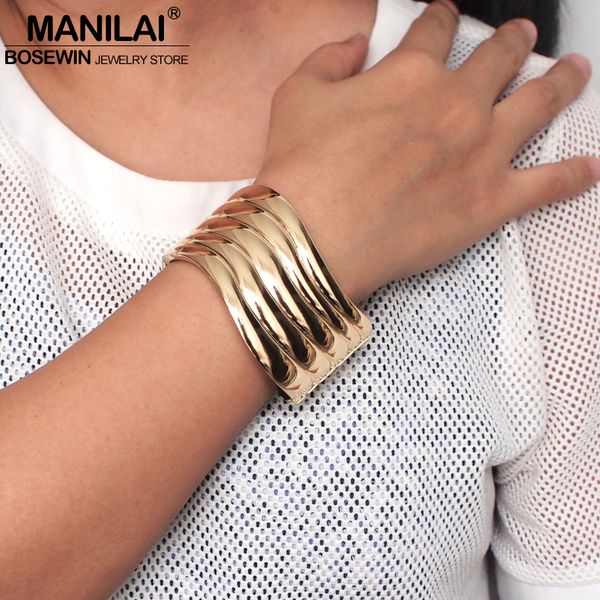 manilai fashion punk alloy statement cuff bracelets for women 2018 unique geometric big alloy bangles & bracelets jewelry, Black
manilai fashion punk alloy statement cuff bracelets for women 2018 unique geometric big alloy bangles & bracelets jewelry, Black
