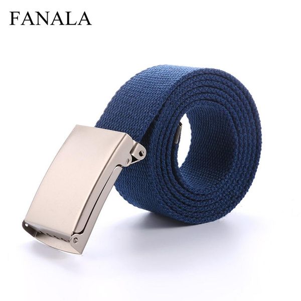 casual plain canvas belt webbing waistband metal buckle 120cm men women boys jeans belts candy colors quality, Black;brown
casual plain canvas belt webbing waistband metal buckle 120cm men women boys jeans belts candy colors quality, Black;brown