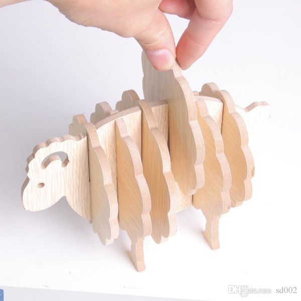 эко дружественных деревянные подставки diy ручной теплоизоляции домашнего декора посуда pad животных овец форма чашки кофе коврик balleenshi
эко дружественных деревянные подставки diy ручной теплоизоляции домашнего декора посуда pad животных овец форма чашки кофе коврик balleenshi