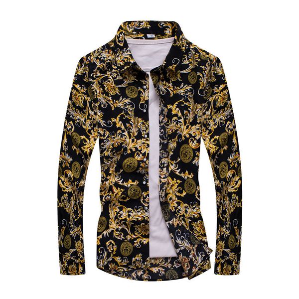 spring and autumn men's cotton printed shirt fashion large size -5xl men's shirt factory direct p20, White;black
spring and autumn men's cotton printed shirt fashion large size -5xl men's shirt factory direct p20, White;black