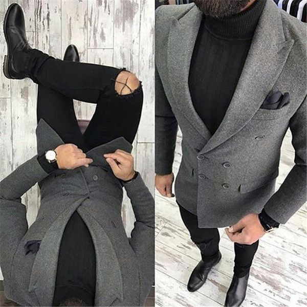 2018 new grey tweed men jacket only tuxedos masculino 2pieces(jacket+pants+tie) custom made latest coat design men coat only, White;black
2018 new grey tweed men jacket only tuxedos masculino 2pieces(jacket+pants+tie) custom made latest coat design men coat only, White;black
