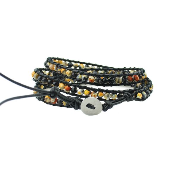 3layers jasper wrap bracelets ethnic multicolor oval beads faceted black white stone beaded bracelet fashion jewelry handmade braided gift
3layers jasper wrap bracelets ethnic multicolor oval beads faceted black white stone beaded bracelet fashion jewelry handmade braided gift