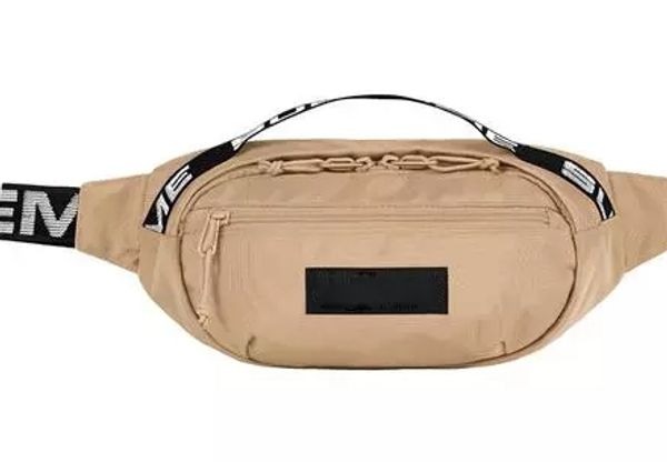 

18SS Waist Bag 3M 44th S Unisex Fanny Pack Fashion Waist Men Canvas Belt Bag Men Messenger Bags 17AW Small Shoulder Bag