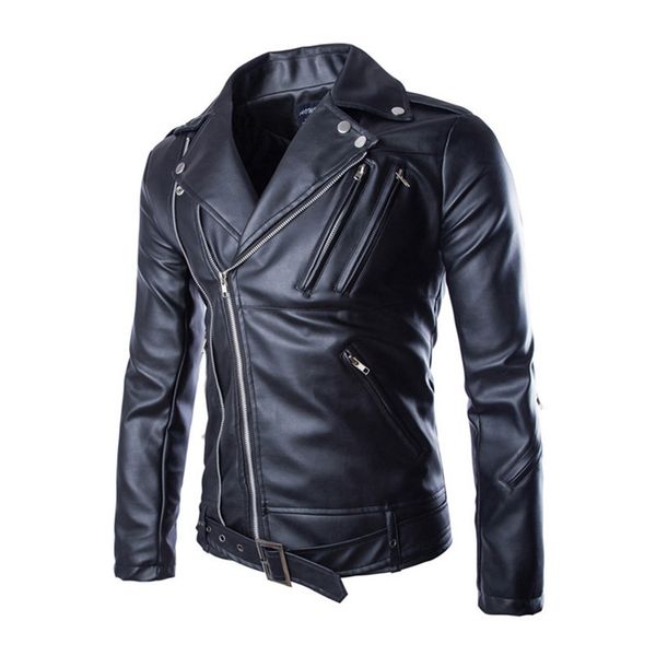 men jacket spring new fashion men's motorcycle coat turn-down collar slim casual male leather jacket black men clothing, Black;brown
men jacket spring new fashion men's motorcycle coat turn-down collar slim casual male leather jacket black men clothing, Black;brown