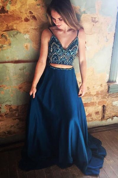 new arrival long prom dresses beaded party gowns elegant evening formal dresses custom made, Black;red
new arrival long prom dresses beaded party gowns elegant evening formal dresses custom made, Black;red