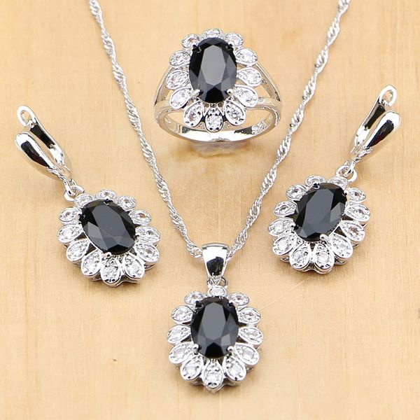 punk black cubic zirconia beads 925 silver bridal jewelry set for women party earrings/pendant/necklace/ring
punk black cubic zirconia beads 925 silver bridal jewelry set for women party earrings/pendant/necklace/ring