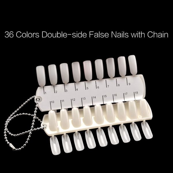36 colors nail color sample uv gel nail art polish color card false tips manicure template display tools, Red;gold
36 colors nail color sample uv gel nail art polish color card false tips manicure template display tools, Red;gold