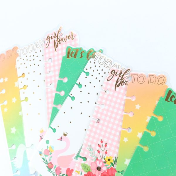 domikee cute cartoon 6 holes pvc planner notebooks index divider ruler accessories,kawaii index bookmark for diary,a5a6, Purple;pink
domikee cute cartoon 6 holes pvc planner notebooks index divider ruler accessories,kawaii index bookmark for diary,a5a6, Purple;pink