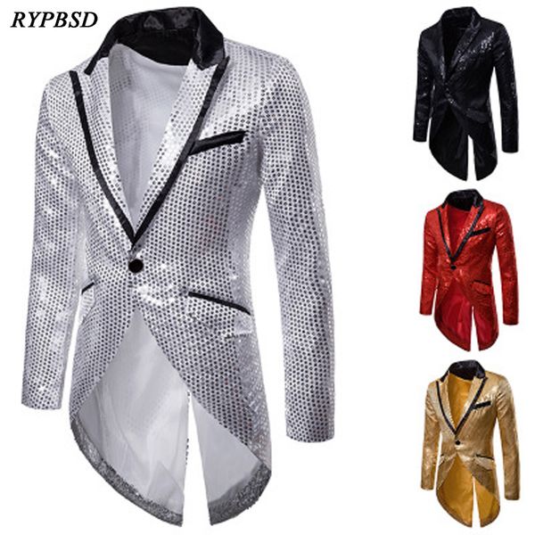 red sequins 2019 new design long tuxedo blazer slim men suit pants mens evening stage formal dress blazer 4 colors, White;black
red sequins 2019 new design long tuxedo blazer slim men suit pants mens evening stage formal dress blazer 4 colors, White;black