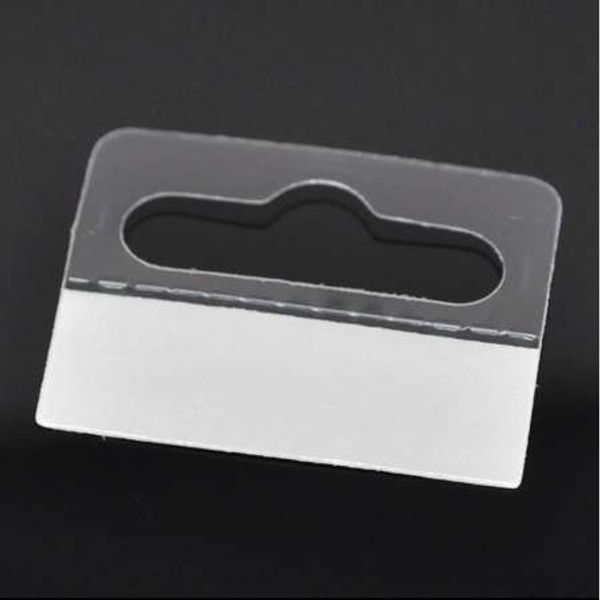 1500pcs transparent white plastic display cards in jewelry tags hanging with adhesive findings 4.1cmx3.2cm(1 5/8"x1 2/8")
1500pcs transparent white plastic display cards in jewelry tags hanging with adhesive findings 4.1cmx3.2cm(1 5/8"x1 2/8")
