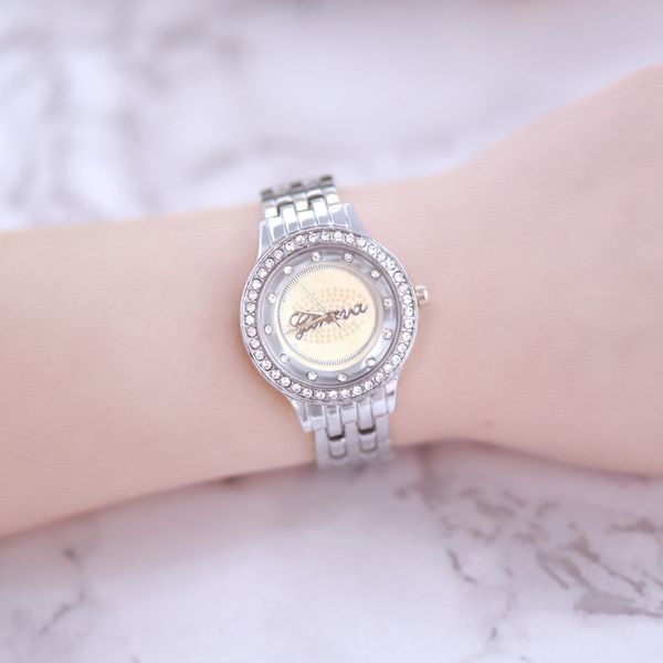 new style steel band lovers watch grade luxurious water drill man's wrist watch fashionable creative women's quartz, Slivery;brown
new style steel band lovers watch grade luxurious water drill man's wrist watch fashionable creative women's quartz, Slivery;brown