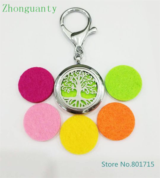 tree of life plain key chain locket aroma essential oil locket perfume diffuser with lobster clasp keychain with 5pcs pads, Silver
tree of life plain key chain locket aroma essential oil locket perfume diffuser with lobster clasp keychain with 5pcs pads, Silver